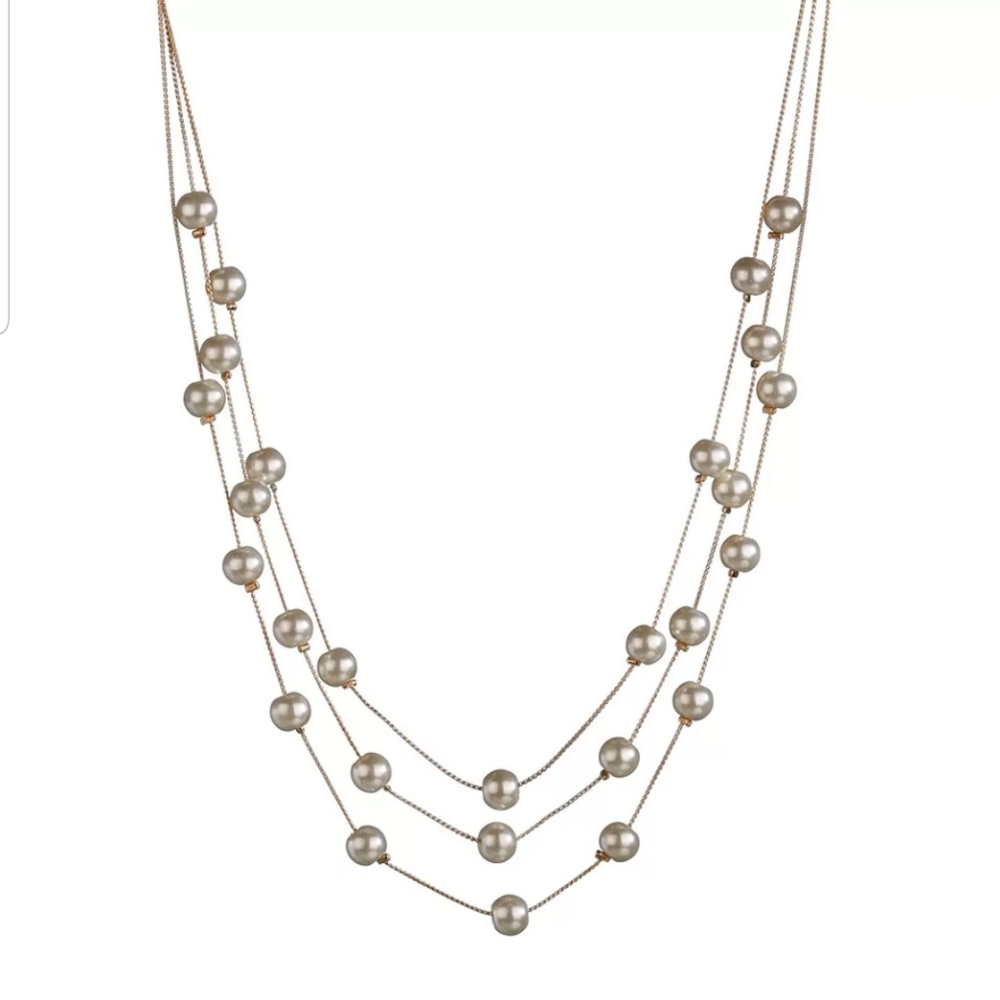Necklace Earrings Bracelet Set Gold or Silver - Picture 5 of 8